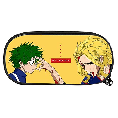 FLOATING My He-ro Academ-ia Pencil Cases, Large Capacity Anime Pencil Case, Pen Box Pen Pouch for Student Teen-21 * 5 * 10cm||Multicolor 2 von FLOATING