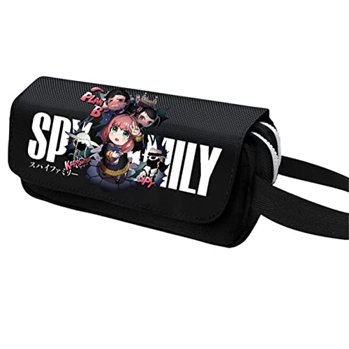 FLOATING SP-Y×FAMI-LY Large Capacity Pencil Case, Large Capacity Anime Pencil Case, Pencil Storage Bag for Primary and Secondary School Students-20 * 6 * 10cm||Multicolor 2 von FLOATING