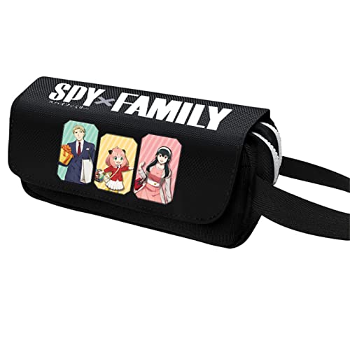 FLOATING SP-Y×FAMI-LY Large Capacity Pencil Case, Large Capacity Anime Pencil Case, Pencil Storage Bag for Primary and Secondary School Students-20 * 6 * 10cm||Multicolor 2 von FLOATING