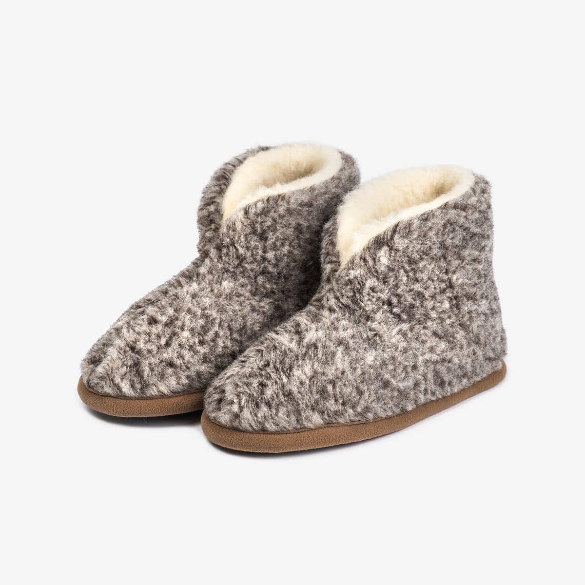 Top-Boot-Hausschuhe, Naturhaus-Hausschuhe Aus Reiner Wolle Für Damen Und Herren von FLOKATIwool