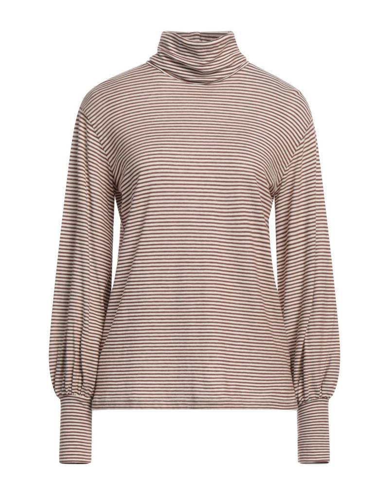 FLOOR Rollkragenpullover Damen Braun von FLOOR