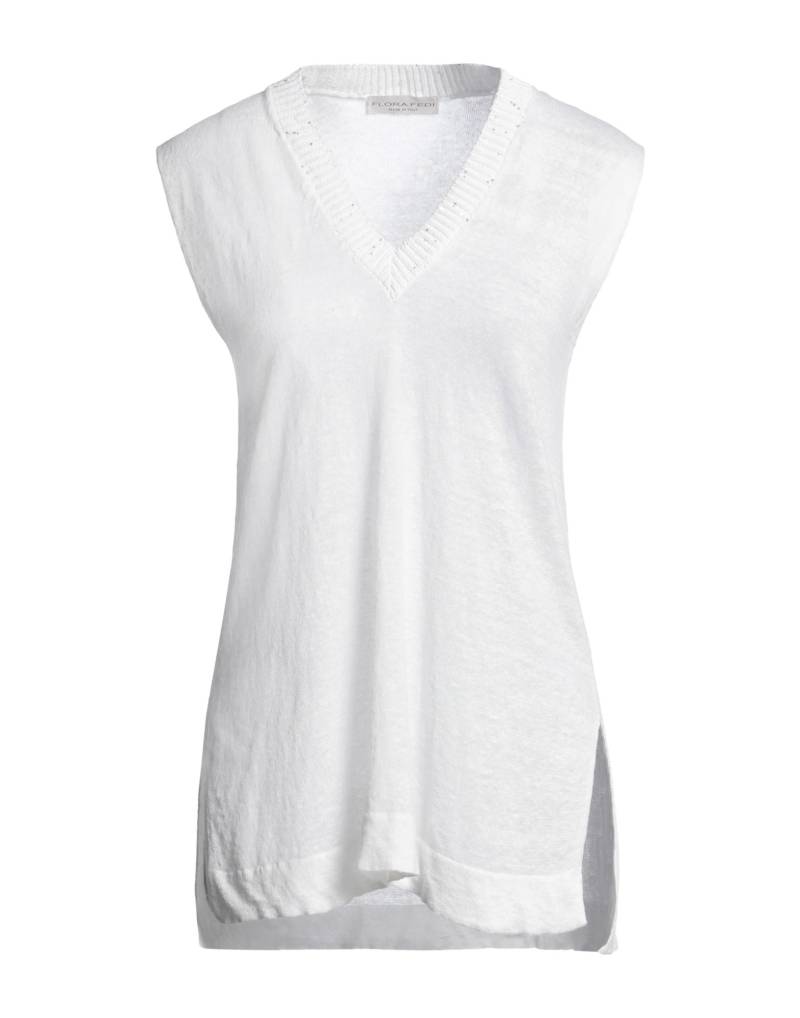 FLORA FEDI Pullover Damen Weiß von FLORA FEDI