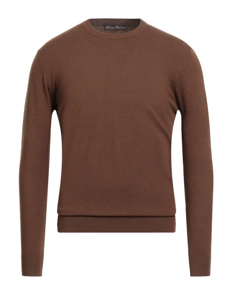 FLORENCE CASHMERE Pullover Herren Braun von FLORENCE CASHMERE