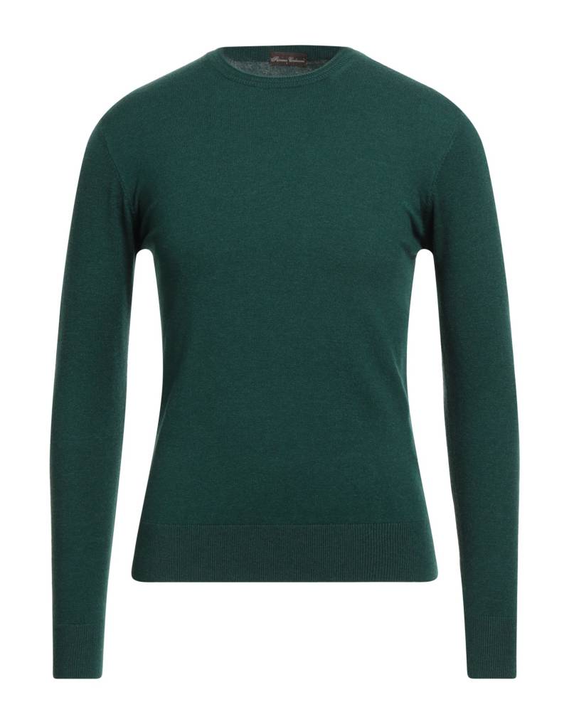 FLORENCE CASHMERE Pullover Herren Smaragdgrün von FLORENCE CASHMERE