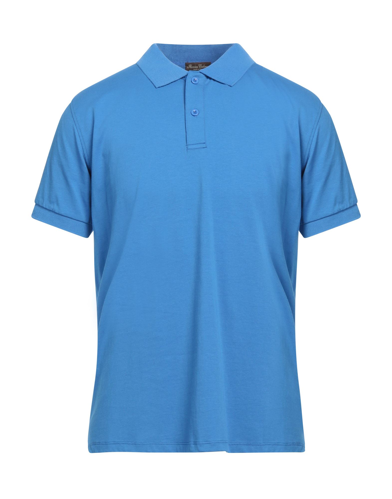 FLORENCE CASHMERE Poloshirt Herren Azurblau von FLORENCE CASHMERE