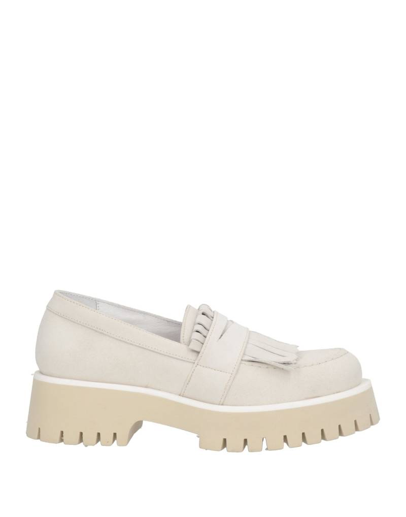 FLORES Mokassin Damen Hellgrau von FLORES
