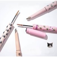 FLORTTE - 2 In 1 Eyebrow Pencil & Gel - 4 Colors #03 Warm Brown 180mg + 1g von FLORTTE