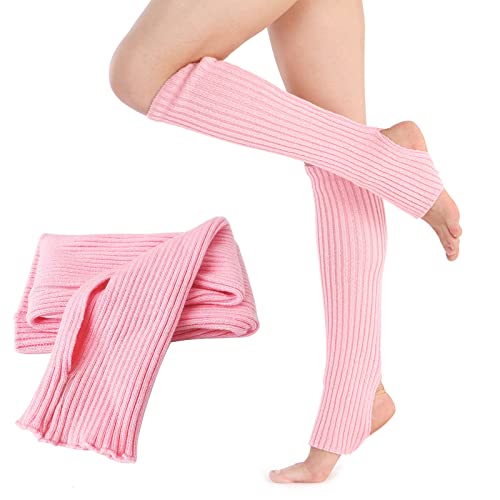 Damen Mädchen Ballettstulpen mit Fersenloch Beinwärmer Ballett Stulpen Legwarmer Armstulpen, Beinstulpen Damen Stulpen Lang Strümpfe Overknee Ballettstulpen ca. 50 cm von FLOTRUTE