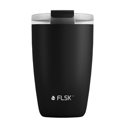 FLSK CUP 350 ml Coffee-to-go-Becher Next Gen-Schwarz von FLSK