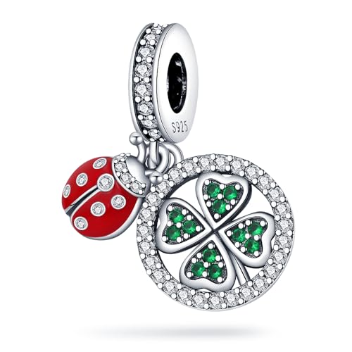 FLUFLO Charm Anhänger Damen 925 Sterling Silber für Armband Charms Beads passend für Pandora Armband und Halskette, Kompatibel mit Europäischen Armbänder für Frauen Mädchen FLUFLO Charm Anhänger Damen 925 Sterling Silber für Armband Charms Beads passend für Pandora Armband und Halskette, Kompatibel mit Europäischen Armbänder für Frauen Mädchen von FLUFLO