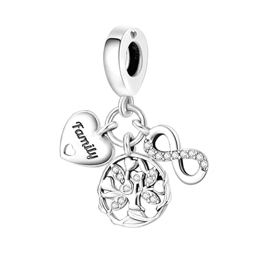 FLUFLO Charm Anhänger Damen 925 Sterling Silber für Armband Charms Beads passend für Pandora Armband und Halskette, Kompatibel mit Europäischen Armbänder für Frauen Mädchen FLUFLO Charm Anhänger Damen 925 Sterling Silber für Armband Charms Beads passend für Pandora Armband und Halskette, Kompatibel mit Europäischen Armbänder für Frauen Mädchen von FLUFLO