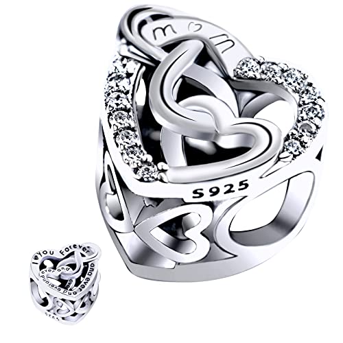 FLUFLO Charm Anhänger Damen 925 Sterling Silber für Armband Charms Beads passend für Pandora Armband und Halskette, Kompatibel mit Europäischen Armbänder für Frauen Mädchen FLUFLO Charm Anhänger Damen 925 Sterling Silber für Armband Charms Beads passend für Pandora Armband und Halskette, Kompatibel mit Europäischen Armbänder für Frauen Mädchen von FLUFLO