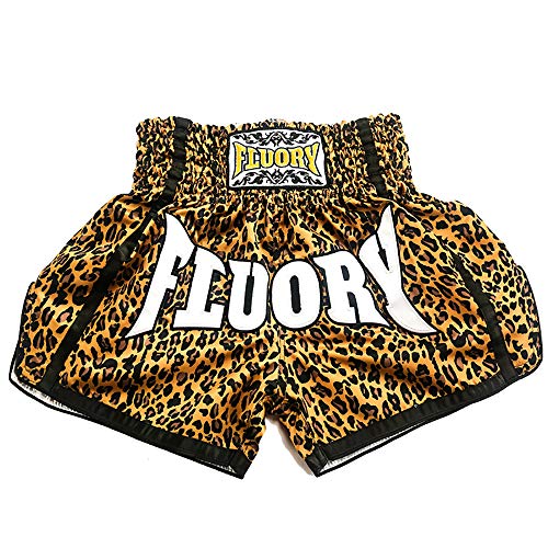 FLUORY Muay Thai Shorts, Größen: XS, S, M, L, XL, 2XL, 3XL, 4XL, Boxshorts für Herren/Damen/Kinder mit vielen Farben (MTSF52, L) von FLUORY