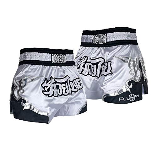 FLUORY Muay Thai Fight Shorts, MMA Shorts, Kleidung, Training, Käfigbekämpfung, Grappling, Kampfsport, Kickboxen, Shorts, Mtsf53bai, X-Klein von FLUORY