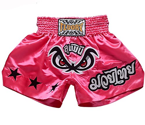 FLUORY Muay Thai Fight Shorts, MMA Shorts, Kleidung, Training, Käfigbekämpfung, Grappling, Kampfsport, Kickboxen, Shorts von FLUORY