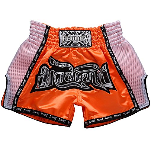 FLUORY Muay Thai Fight Shorts, MMA Shorts, Kleidung, Training, Käfigbekämpfung, Grappling, Kampfsport, Kickboxen, Shorts von FLUORY