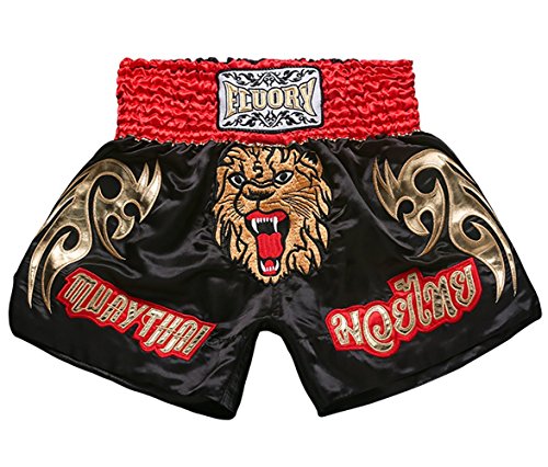 FLUORY Muay Thai Fight Shorts, MMA Shorts, Kleidung, Training, Käfigbekämpfung, Grappling, Kampfsport, Kickboxen, Shorts von FLUORY