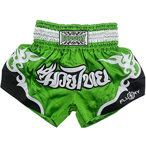 FLUORY Muay Thai Fight Shorts, MMA Shorts Bekleidung Training Käfig Kampf Grappling Martial Arts Kickboxen Shorts Kleidung von FLUORY