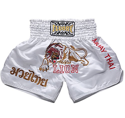 FLUORY Muay Thai Fight Shorts, MMA Shorts Bekleidung Training Käfig Kampf Grappling Martial Arts Kickboxing Shorts Kleidung von FLUORY