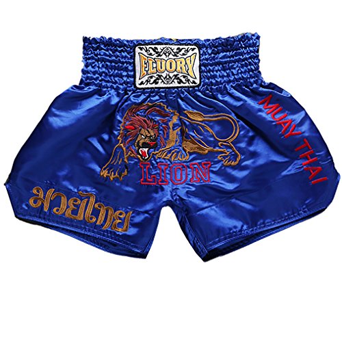 FLUORY Muay Thai Fight Shorts, MMA Shorts Bekleidung Training Käfig Kampf Grappling Martial Arts Kickboxing Shorts Kleidung von FLUORY