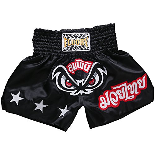 FLUORY Muay Thai Fight Shorts, MMA Shorts Bekleidung Training Käfig Kampf Grappling Martial Arts Kickboxing Shorts Kleidung von FLUORY