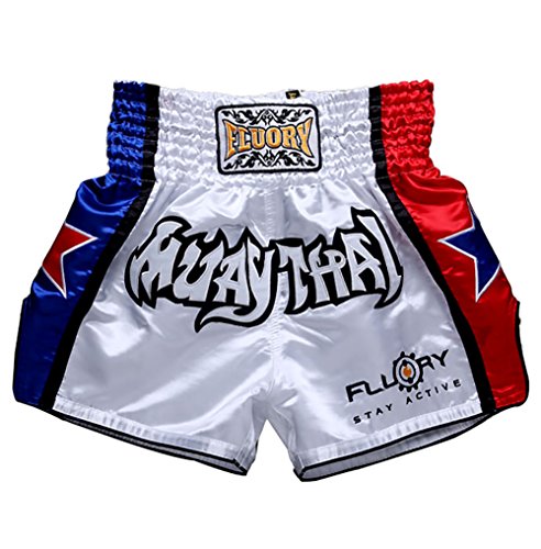 FLUORY Muay Thai Fight Shorts, MMA Shorts Bekleidung Training Käfig Kampf Grappling Martial Arts Kickboxing Shorts Kleidung von FLUORY