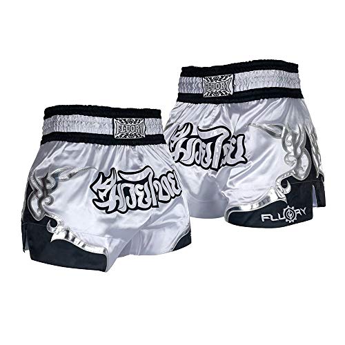 FLUORY Muay Thai Kampf-Shorts, MMA-Shorts, Kleidung, Training, Käfigkampf, Grappling, Kampfsport, Kickboxen, Shorts Kleidung, Mtsf53bai, 3X-Groß von FLUORY