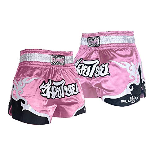 FLUORY Muay Thai Kampf-Shorts, MMA-Shorts, Kleidung, Training, Käfigkampf, Grappling, Kampfsport, Kickboxen, Shorts Kleidung, Mtsf53fen, Groß von FLUORY