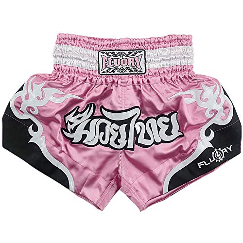 FLUORY Muay Thai Fight Shorts, MMA Shorts, Kleidung, Training, Käfigbekämpfung, Grappling, Kampfsport, Kickboxen, Shorts von FLUORY