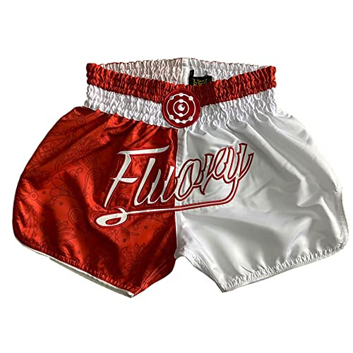 FLUORY Muay Thai Kampfshorts, beliebte Styles Boxshorts, Kleidung, Training, Käfig, Grappling-Shorts, Mtsf96, Large von FLUORY