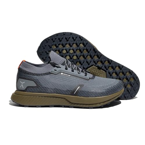 FLUX FOOTWEAR Adapt Trail Runner – Zero Drop Trailrunning-Schuhe mit breiter Zehenbox, atmungsaktivem Strick-Obermaterial, Trinity-Profilgriff und Earth-Link-Technologie für Wandern und von FLUX FOOTWEAR