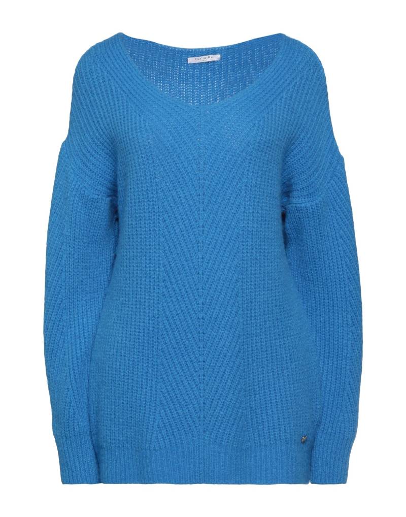FLY GIRL Pullover Damen Azurblau von FLY GIRL