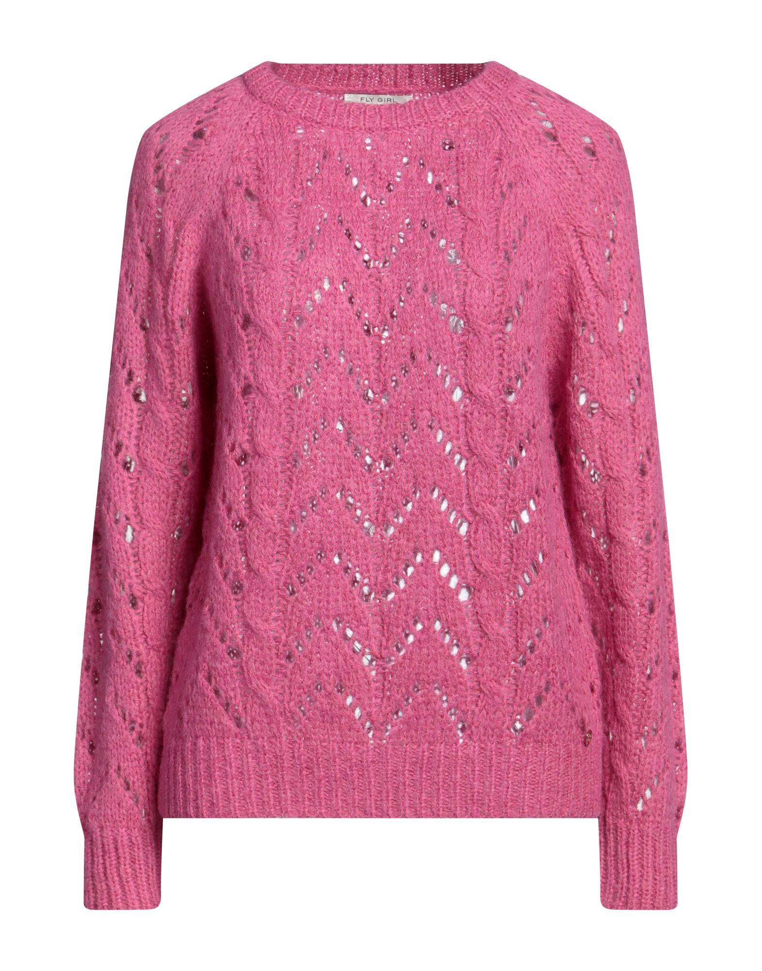 FLY GIRL Pullover Damen Fuchsia von FLY GIRL