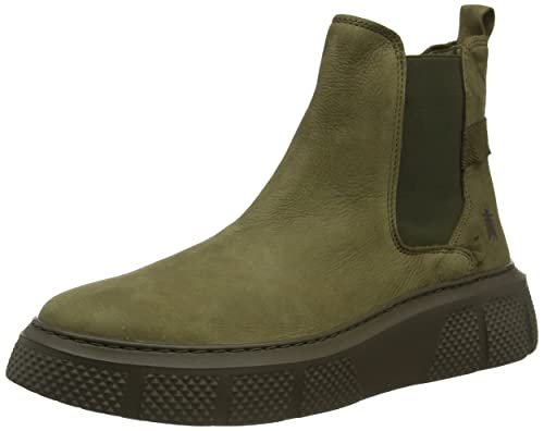 FLY LONDON Damen EBBE479FLY Chelsea-Stiefel, Military, 39 EU von FLY London