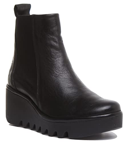 FLY London Damen Bagu233fly Chelsea Stiefel, Schwarz, 37 EU von FLY London