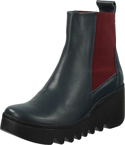 FLY London Damen Bagu233fly Chelsea-Stiefel, Weinrot elastisch, 41 EU von FLY London