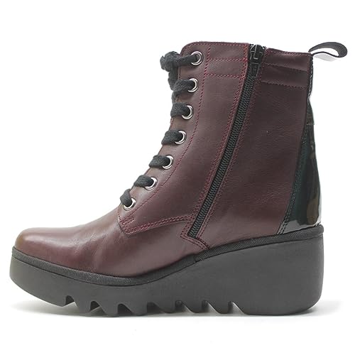 Fly London Damen Biaz329fly Stiefelette, Bordeaux-Schwarz, 40 EU von FLY London