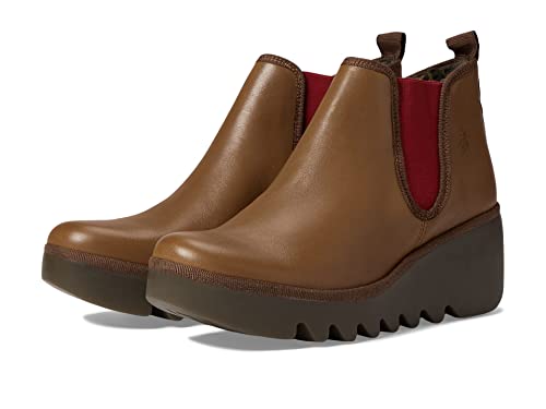 Fly London Damen Byne349fly Chelsea-Stiefel, Cuoio Red Elastic, 37 EU von FLY London