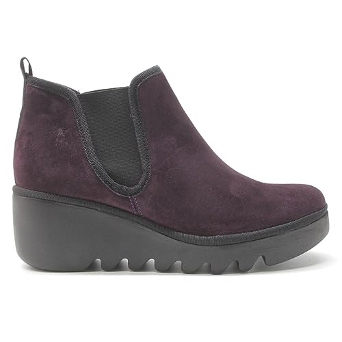 FLY London Damen Byne349fly Chelsea-Stiefel, violett, 36 EU von FLY London