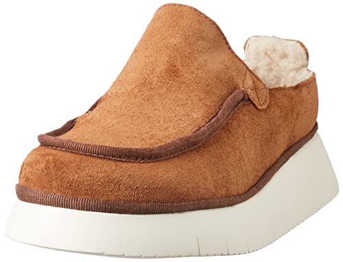 FLY London Damen Pantoletten Slipper, Cognac, 35 EU von FLY London