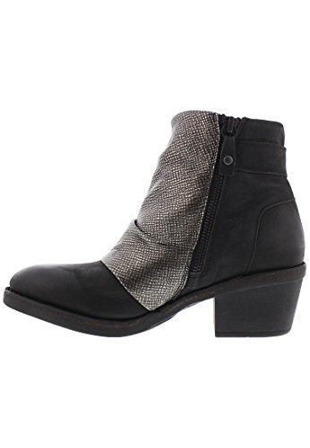 Fly London Damen Dape897fly Stiefel, Schwarz (Black/anthracitesilver), 42 EU von FLY London