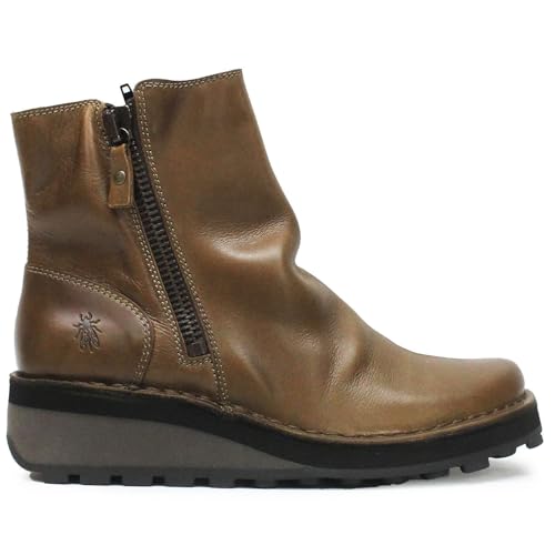 FLY London Damen HOLE146FLY Rug Leather Camel Stiefel 40 EU von FLY London