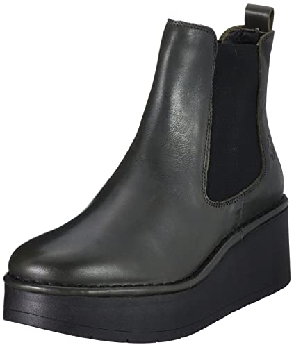 Fly London Damen Hama238fly Chelsea-Stiefel, Dk Green, 38 EU von FLY London