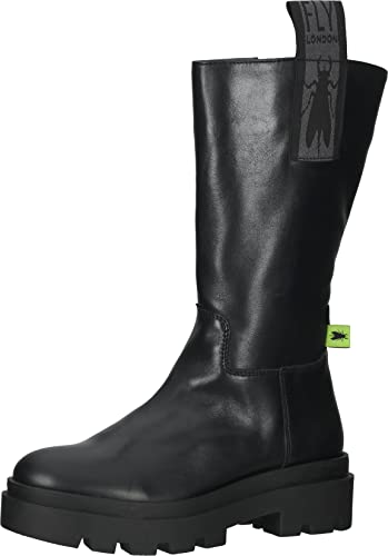 Fly London Damen Jalo882fly Kniehohe Stiefel, Schwarz, 38 EU von FLY London