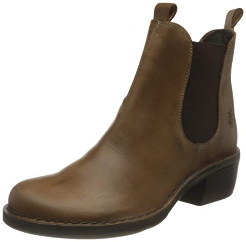 FLY London Damen Meme030fly Chelsea-Stiefel, Camel, 35 EU von FLY London