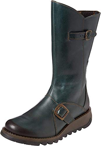 FLY London Damen Mes 2 Chukka Boots, Grün Petrol 017, 36 EU von FLY London