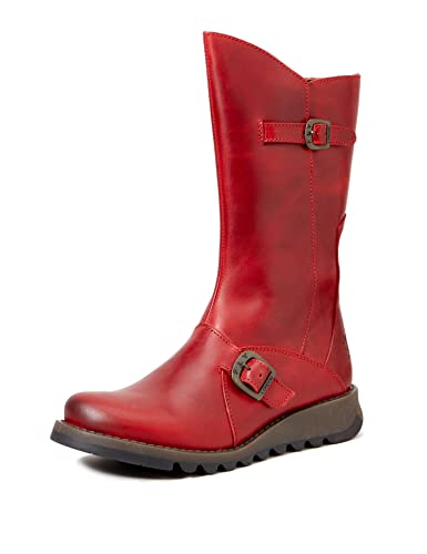 FLY London Damen Mes 2 Chukka Boots, Rot Red 001, 35 EU von FLY London