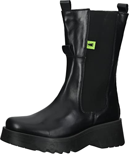 FLY London Damen Mide904fly Chelsea-Stiefel, Schwarz, 40 EU von FLY London