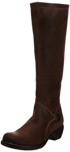 FLY London Damen Mistry Biker Boots, Braun (dk Brown 001), 35 von FLY London