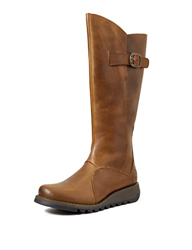 FLY London Damen Mol 2 Stiefel, Braun Camel, 39 EU von FLY London